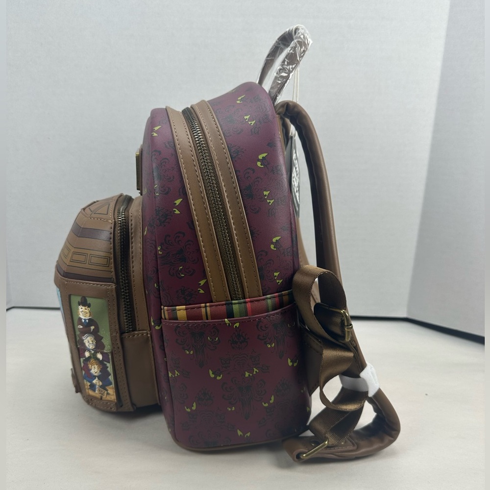Loungefly Disney The Haunted Mansion Stretching Room Portraits Mini Backpack - Picture 10 of 10